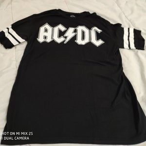Acdc top large all cotton.